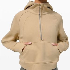 Scuba Oversized 1/2 Half Zip Hoodie - Size M/L